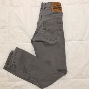 Levi’s 511 slim boys gray Jeans  10  reg  w25/L25